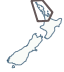 Map of the current region: Auckland and Northland. Map of the current region: Auckland and Northland.