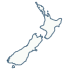 Map of New Zealand. Map of New Zealand.