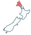 Map of the current volcanic field: Northland. Map of the current volcanic field: Northland.