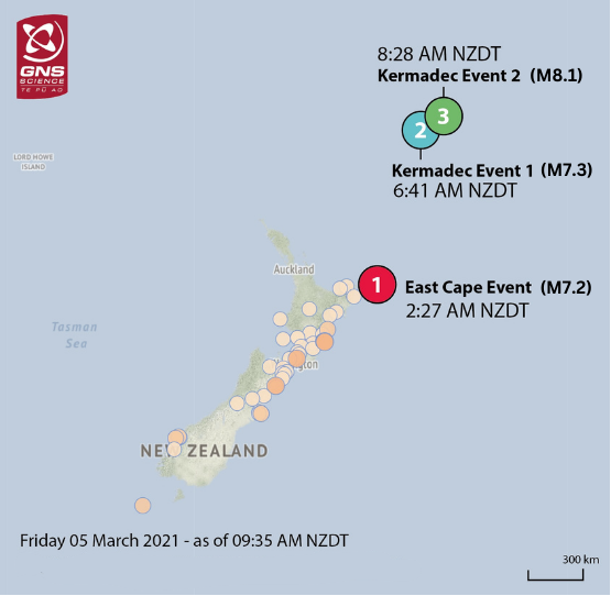 Image for M 7.2 East Cape Fri, Mar 5 2021.